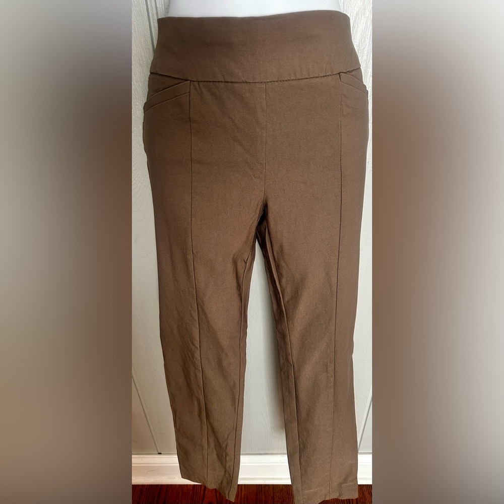 Chico's So Slimming Taupe Skinny Ankle Pants - FINAL PRICE